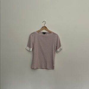 lauren ralph lauren women’s striped boatneck top, size medium